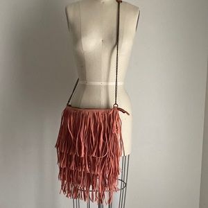 Sonoma Pink Fringe Crossbody